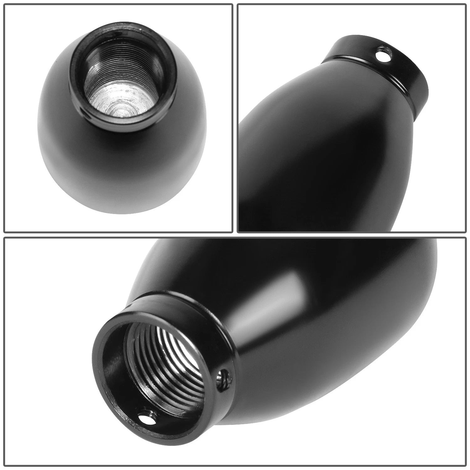 5-Speed Manual Gear Box Shift Knob for JDM Type R (Black/Red)