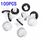 100pcs Car Door Panel Clips Seal Ring Retainer for E34 E36 E38 E39 E46 for X5