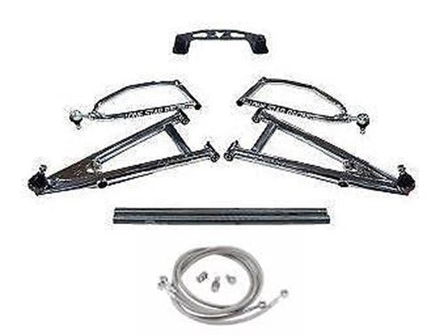 Lonestar DC-Pro Long Travel A-Arms +1" + Streamline Brake Lines for TRX450R (2004–2005)