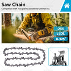 Semi Chisel Chainsaw Chain 325 .050 72DL for Husqvarna Jondered Makita