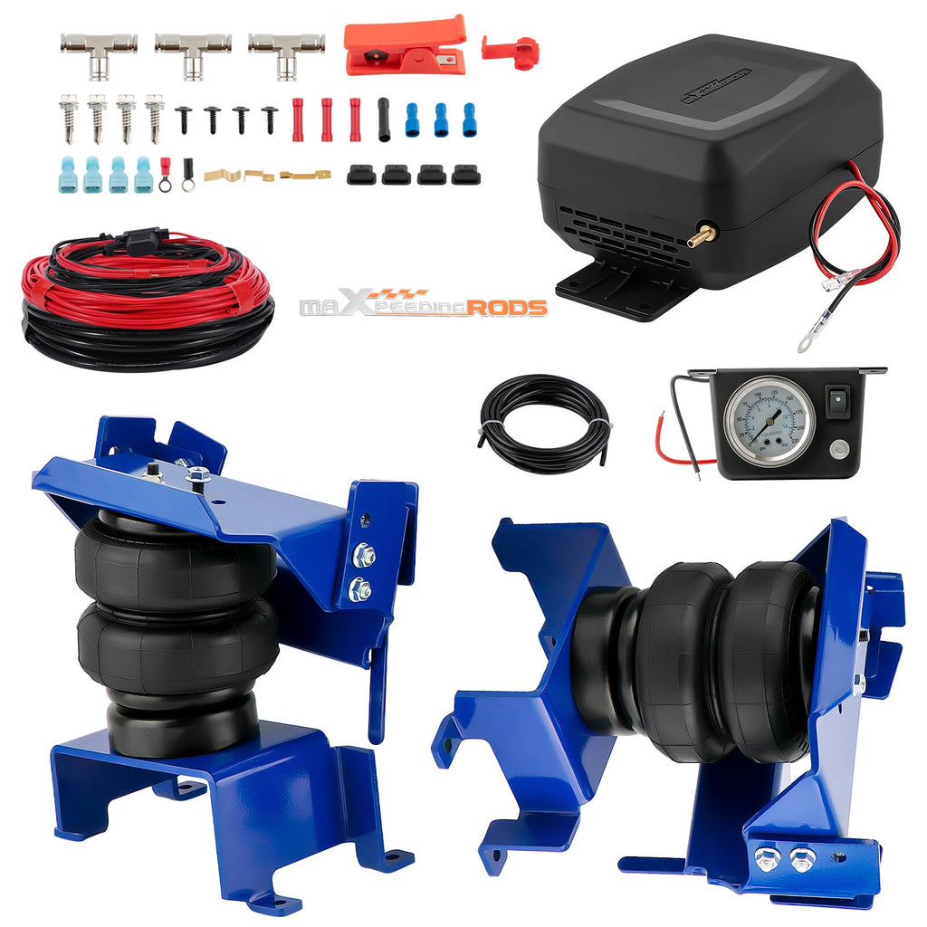 Air Spring Kit+Air Shock Compressor Kit For Ford F-150 F150 2015-2025