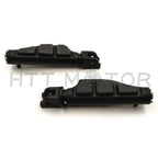Black Flat Wing Footpegs Footrest for Harley Breakout FXBR FXBRS (2018–2019)