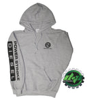 2X Lt Gray Hoodie for Ford Powerstroke Diesel