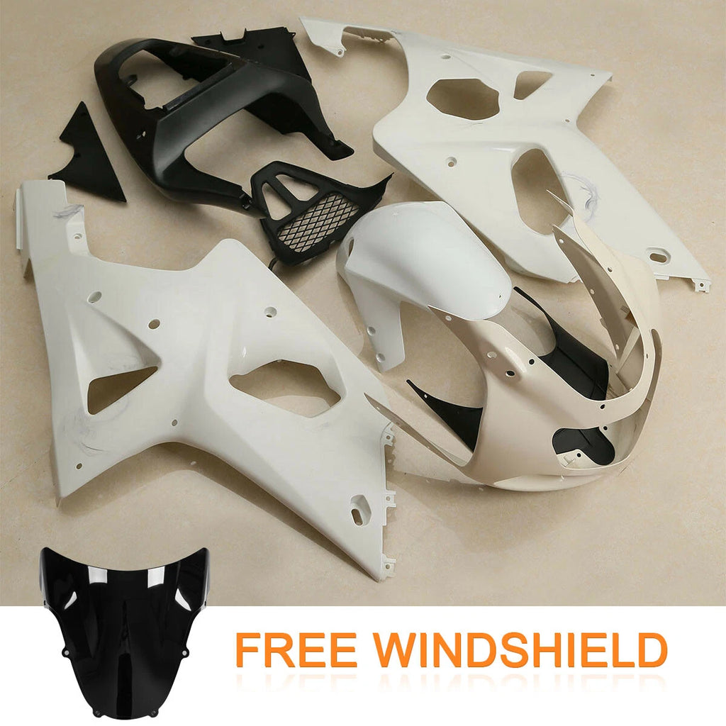 Injection Unpainted ABS Fairing Bodywork Kit for Suzuki GSXR1000 (2000–2002)