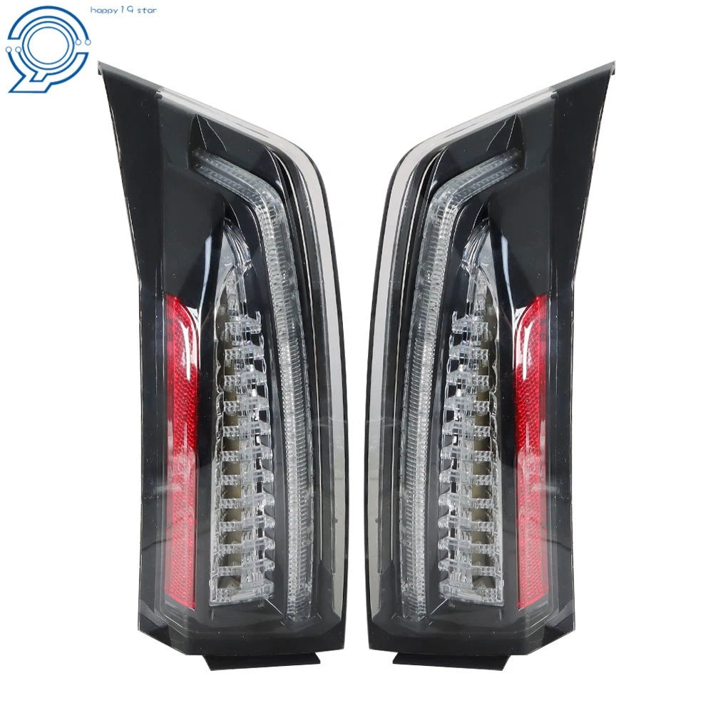 LED Tail Lights Assembly for Cadillac ATS (2013-2018) Clear Black Left+Right