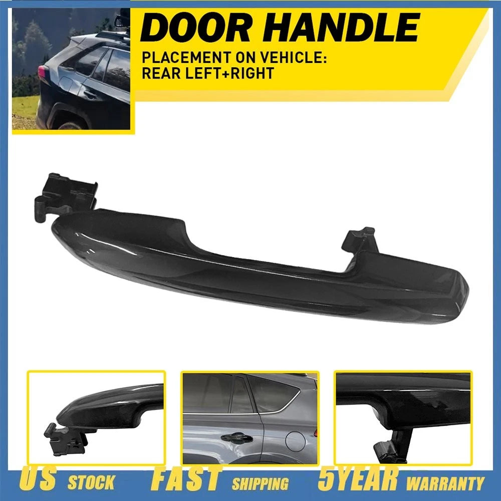 Exterior Outside Door Handle Rear Left=Right for Toyota RAV4 (2017–2023)