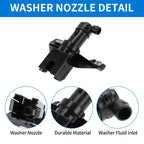 Front Passenger Side Headlight Washer Nozzle for Lexus RX330 RX350 (2004–2006) No. 8520748011