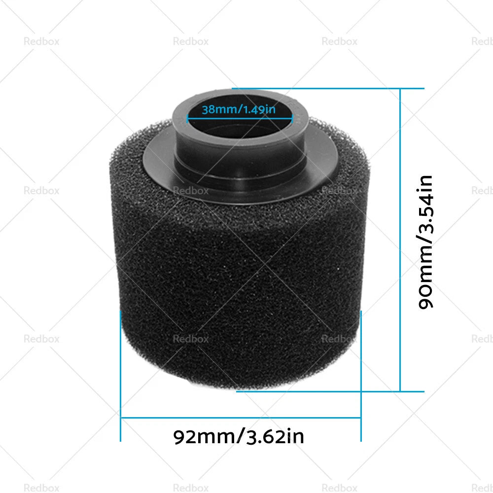 38mm Foam Pod Air Filter Cleaner for PIT PRO 125cc 140cc Quad Dirt Bike