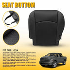 Front Bottom Seat Cover for Dodge Ram 1500 2500 3500 (2013–2018) Black EXV