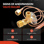 A/C Expansion Valve for Nissan Sentra NX (1991–1993) INFINITI G20 (1991–1992)
