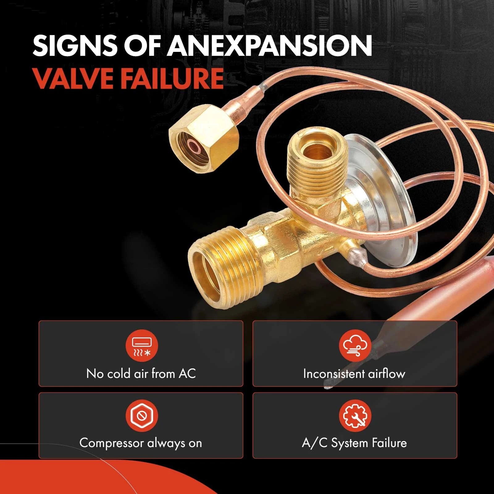 A/C Expansion Valve for Nissan Sentra NX (1991–1993) INFINITI G20 (1991–1992)