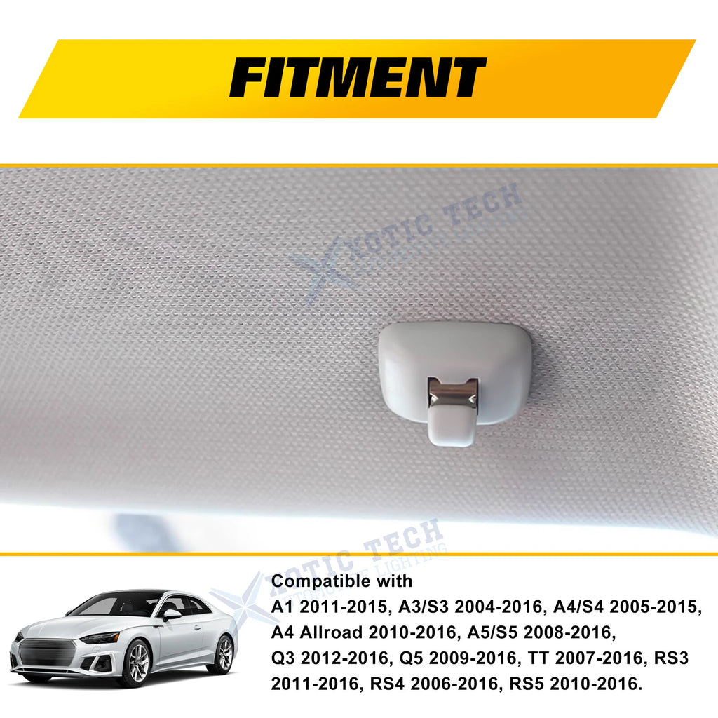 Sun Visor Hook Clip Bracket Hanger for Audi (2018-2024)