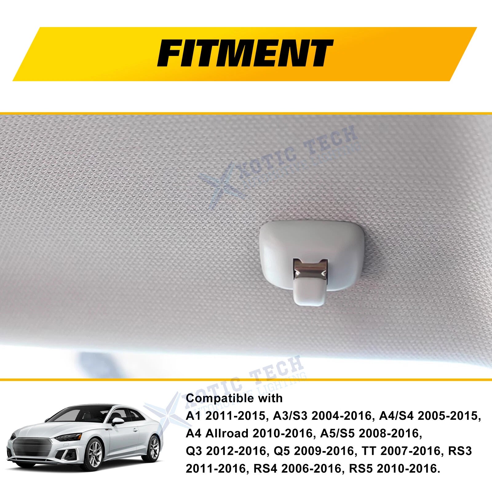 Sun Visor Hook Clip Bracket Hanger for Audi (2018-2024)
