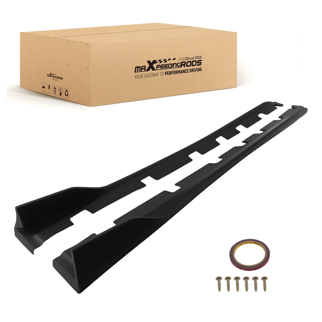 ABS Side Skirt Extension for Lexus IS Series (2014–2020) Matte Black Kit