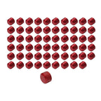 60pcs Red Engine Bolt Caps Covers for Harley Twin Cam (1999-2017)