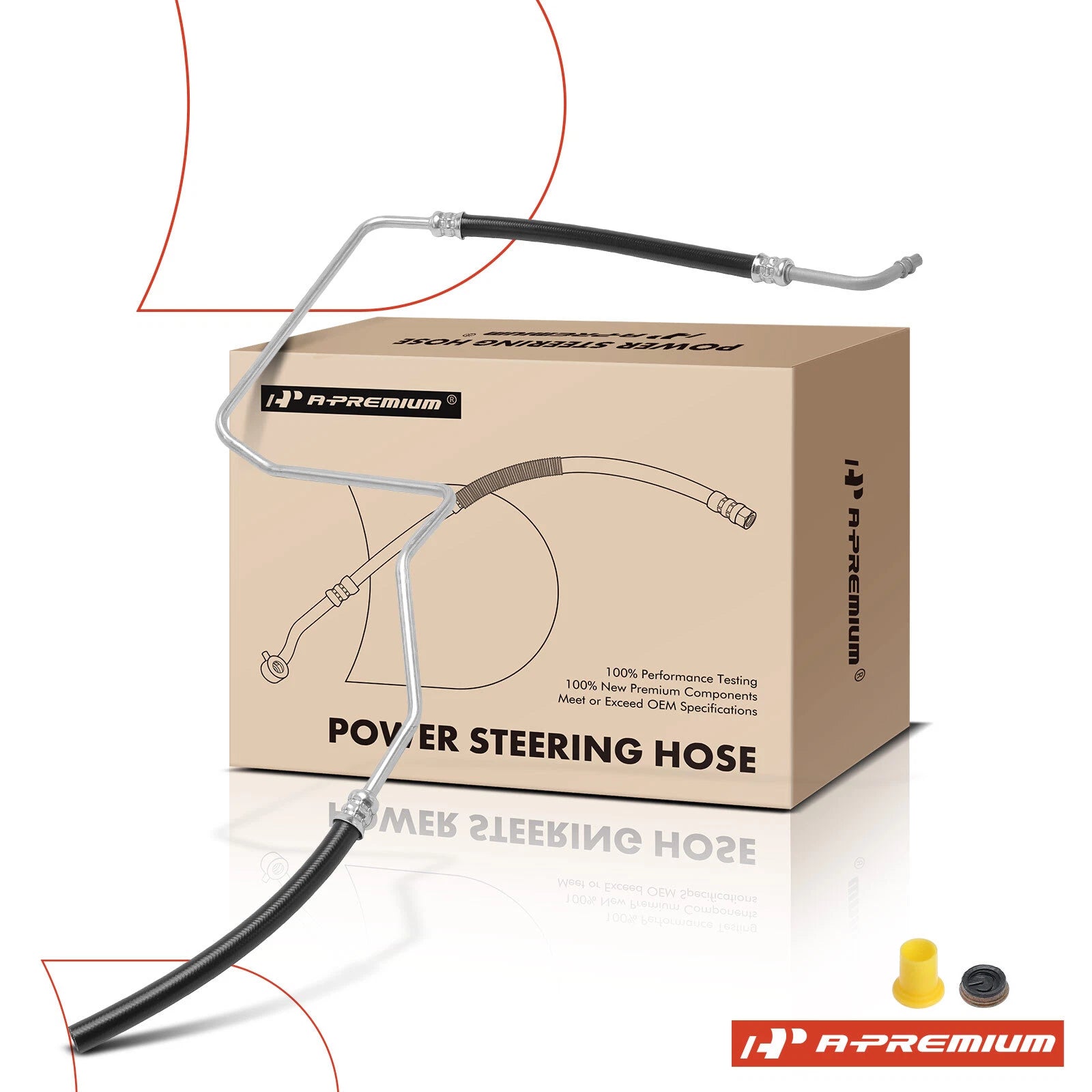 Power Steering Return Line Hose for GMC Envoy, Buick, Chevrolet (2002–2009)