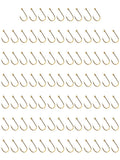 100pcs Carbon Steel Fly Barb Fishing Hooks for Fly Tying