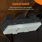 Front Left Window Switch for Subaru Forester (2014–2016) 83071SG040 16+3 Pin Black