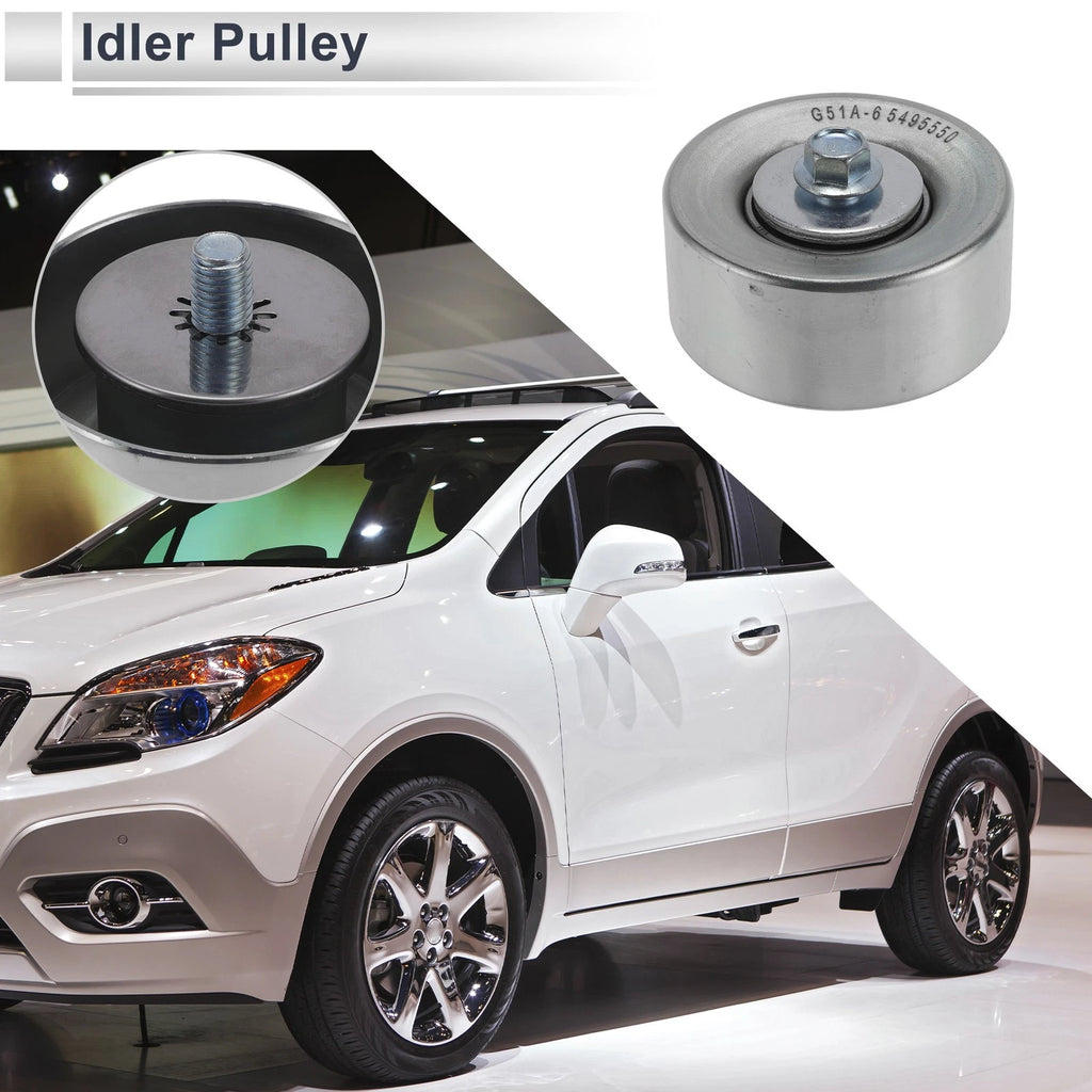 Drive Belt Idler Pulley for Buick Enclave 3.6L (2009–2013) No. 5495550 Steel