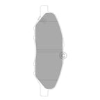 Front Disc Brake Pads Set for Nissan Micra (2007-2010)