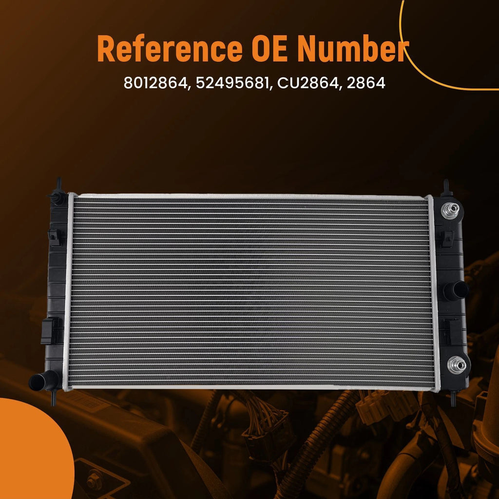 Cooling Radiator for Pontiac G6 SE/Base 2.4L (2006–2010) 52495681 Aluminum