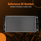 Cooling Radiator for Pontiac G6 SE/Base 2.4L (2006–2010) 52495681 Aluminum