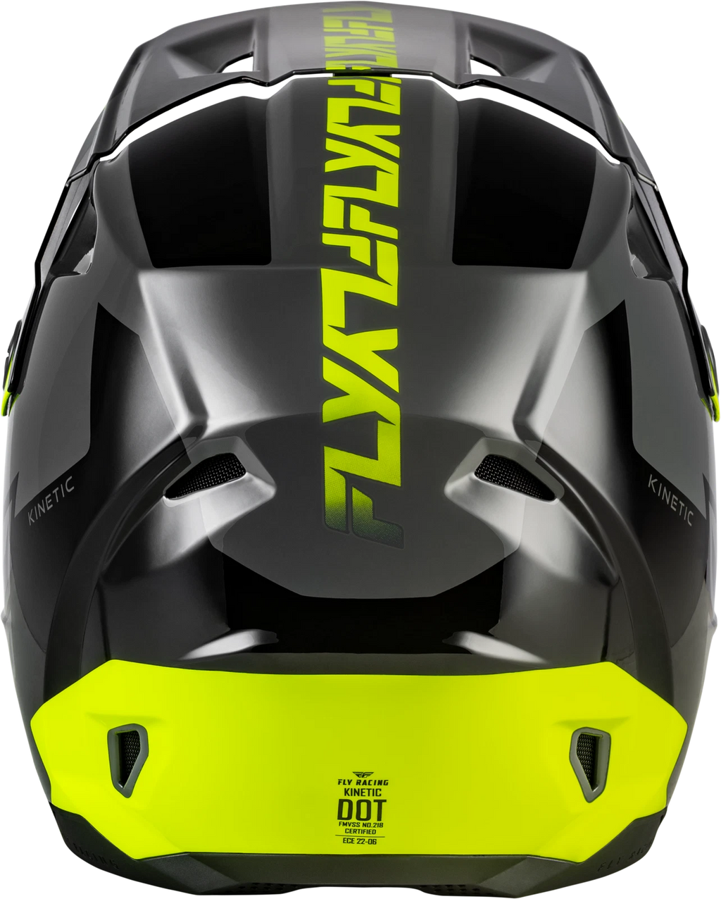 FLY Racing Kinetic Crest Helmet for Off-Road Motorcycle (Small, Grey/Black)