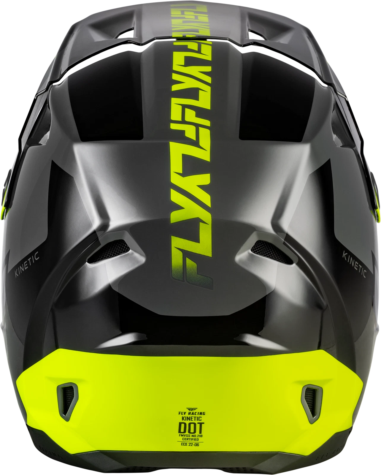 FLY Racing Kinetic Crest Helmet for Off-Road Motorcycle (Small, Grey/Black)