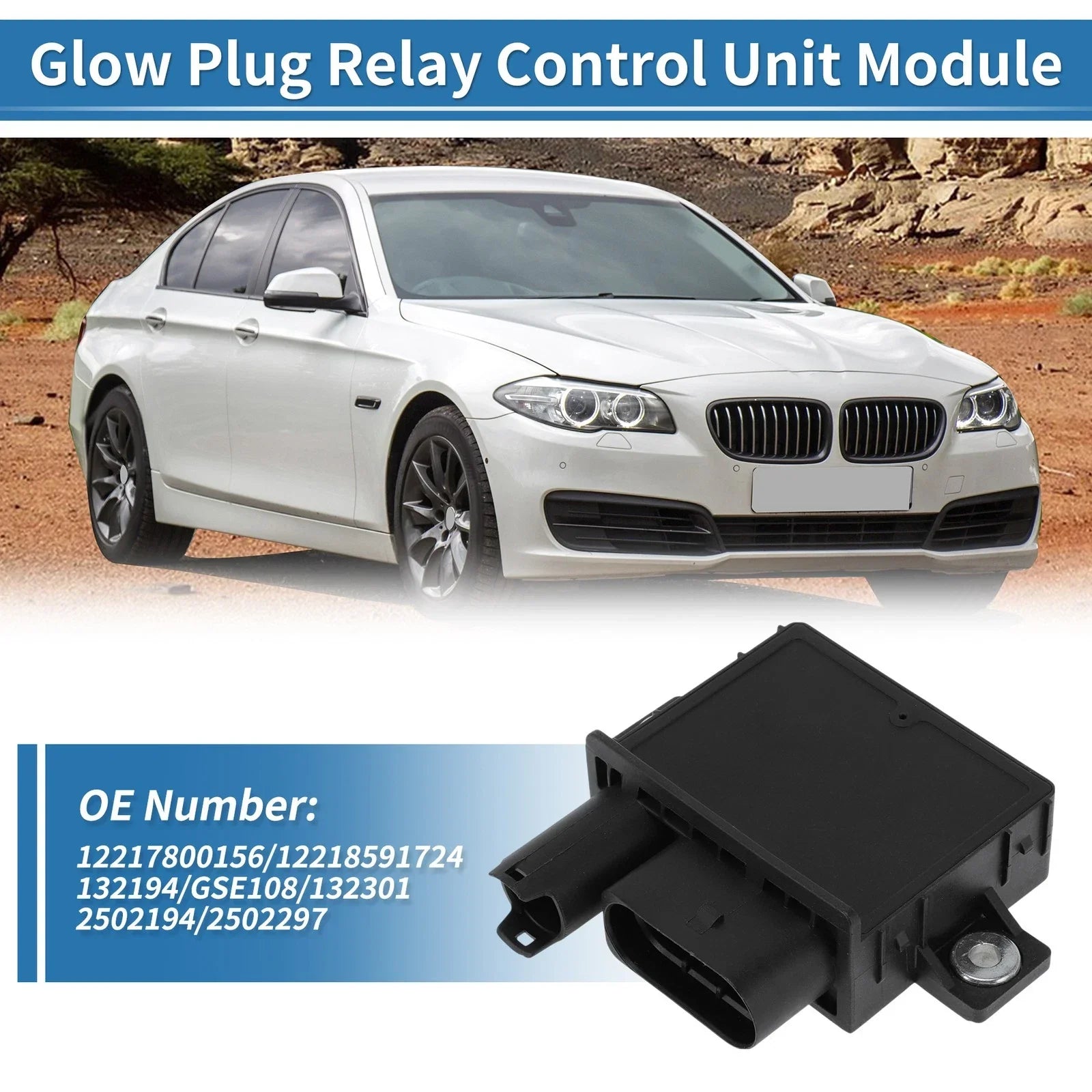 Glow Plug Relay Control Module for BMW X6 E71 xDrive40d (2009-2014)