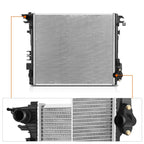 Factory Style Radiator for Jeep Wrangler JL Gladiator 2.0/3.6L (2018–2023) DPI-13754