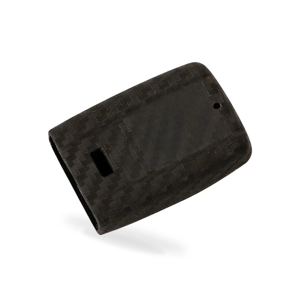Carbon Fiber Silicone Key Fob Cover for Honda Acura 4-Button