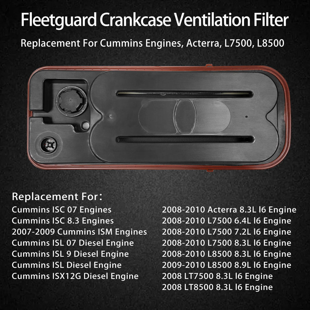 Crankcase Ventilation Filter for Fleetguard Cummins L7500 (2008-2010)