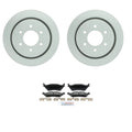 Bosch Rear Disc Brake Rotors & Ceramic Brake Pads Kit for Ford F-150 (2004–2023)