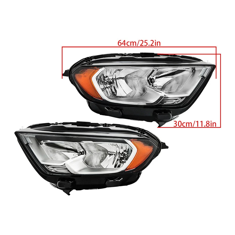 Set of 2 Halogen Headlights for Ford EcoSport S Sport (2018–2022)