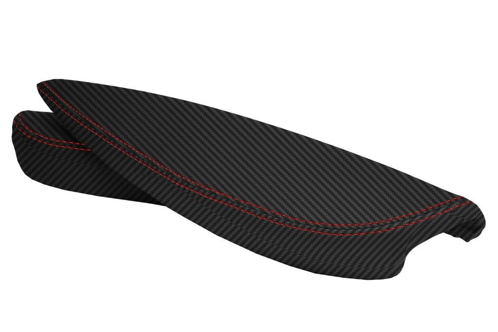 Carbon Fiber Armrest Door Panel Cover for Mini Cooper R55 R56 (2007–2015)