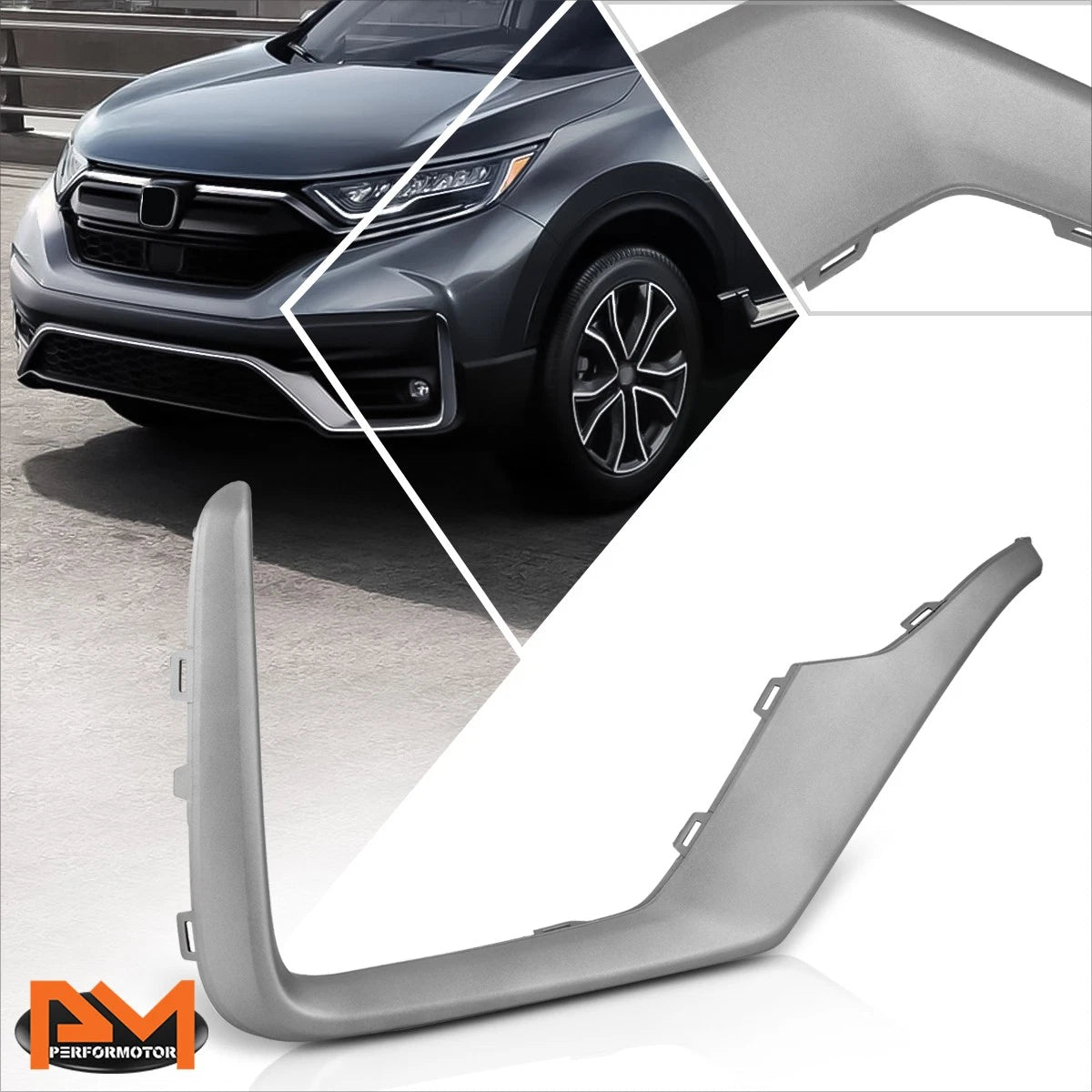 Bumper Cover Molding for Honda CR-V (2020–2022) Right Side Silver