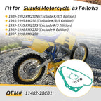 Water Pump Gaskets Kit for Suzuki RM250 RMX250 (1989–1998) 11482-28C01 17431-28C10