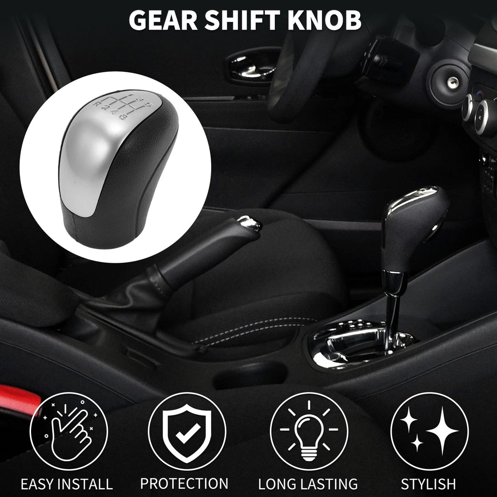 6 Speed Manual Gear Shift Knob for Mercedes-Benz Vito (2003–2020) Black Plastic
