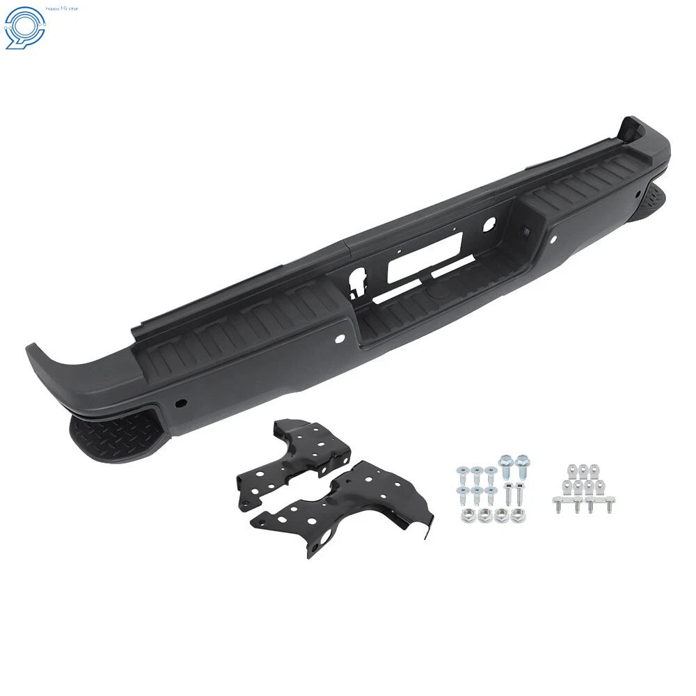 Steel Rear Bumper Assembly for GMC Silverado 2500 (2015–2019) Black