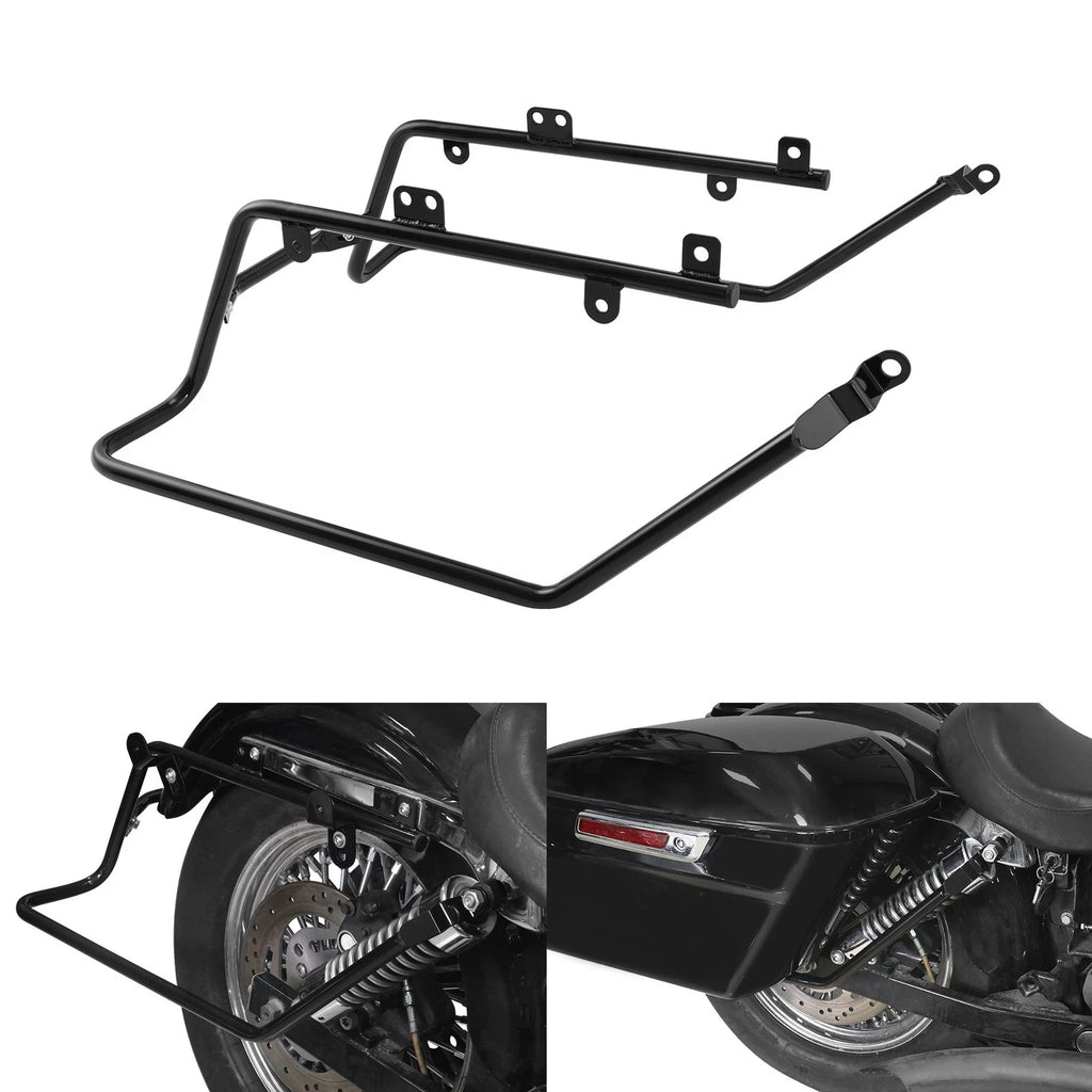 Hard Saddlebag Conversion Bracket Kit for Harley Dyna Street Bob Fat Bob (2008–2017)