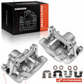 Pair Rear Brake Calipers with Bracket for Kia Optima (2012–2017)