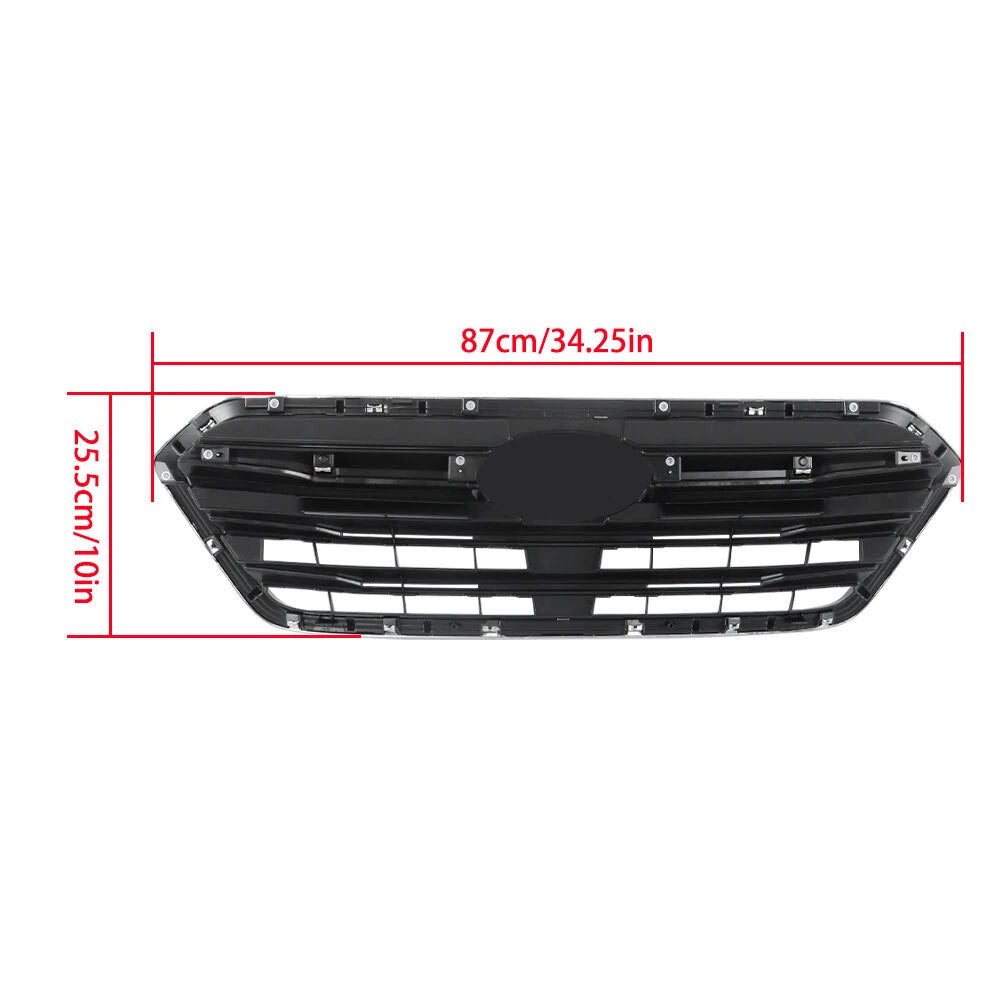 Front Bumper Grille Upper Black 91121AL19A for Subaru Legacy (2018–2019)