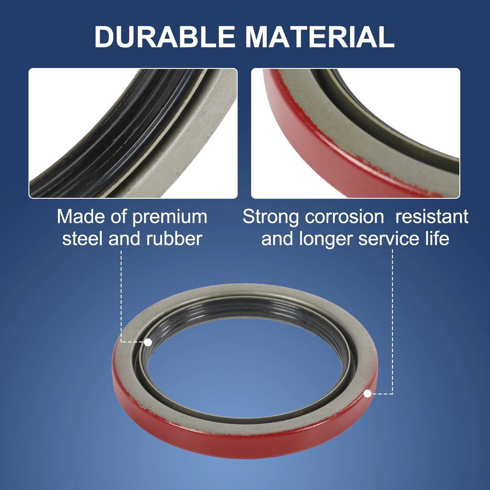 Set of 2 Dexter Seal Replacement for 10-51-2 Grease (9K 10K)