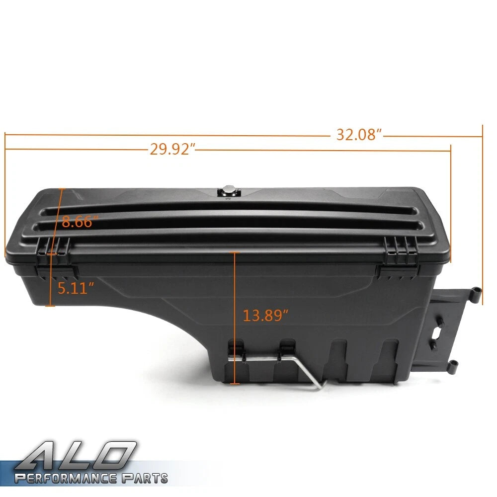 Truck Bed Storage Box Toolbox for Chevy Silverado GMC Sierra (2007–2018)