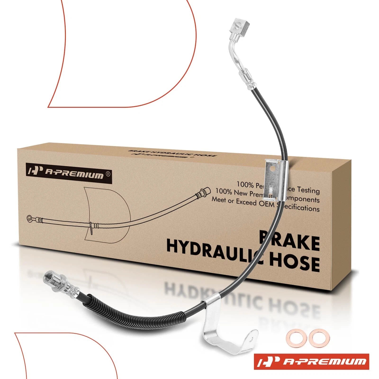 Front Right Brake Hydraulic Hose for Chevy Silverado 1500 (2007–2018)