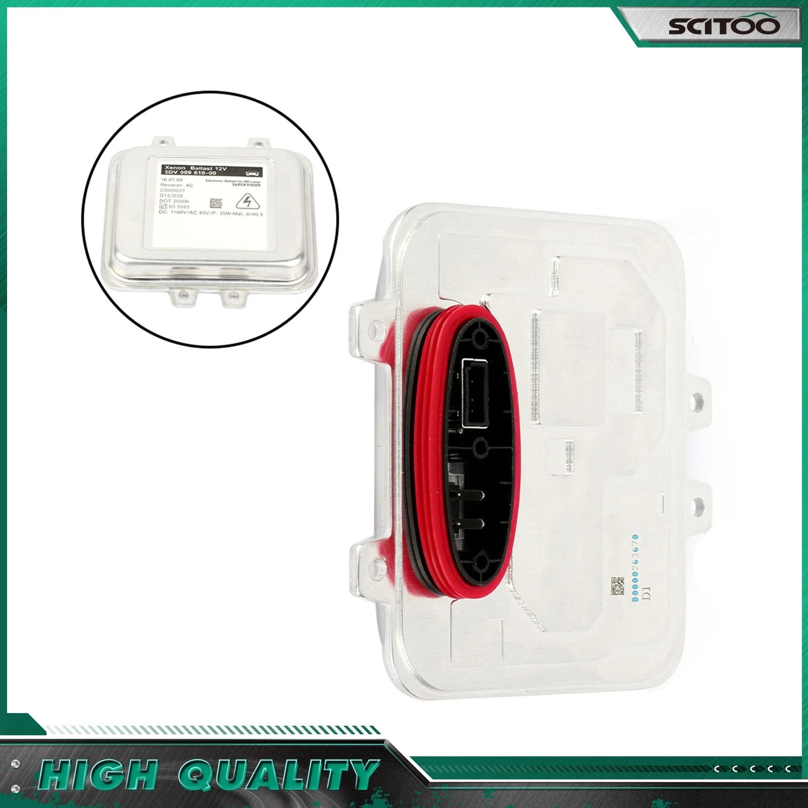 Xenon Headlight HID Ballast Control Unit Module D1S/D3S for Buick Regal (2011–2013)