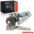 Chrome Ignition Lock Cylinder with Keys for Chevrolet Corvette 