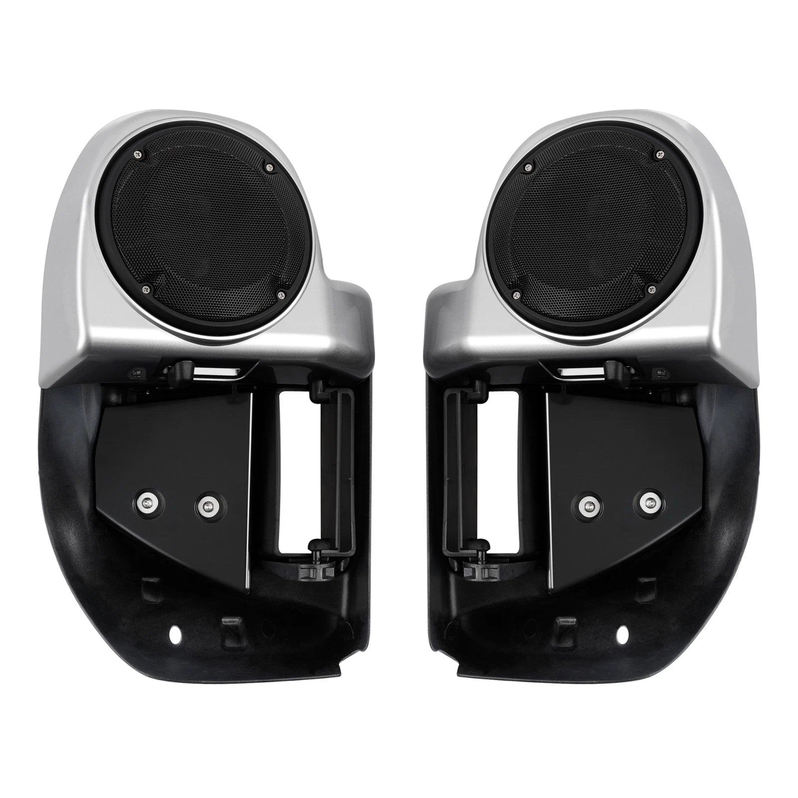 Lower Vented Fairings for Harley Road Glide (2014–2023) - Brilliant Silver Pearl