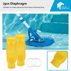 2PCS Diaphragm Cassette for Zodiac Baracuda Pool Cleaner (Retaining Ring)