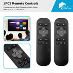 2X Remote Control Replacement for Roku 1 2 3 4 Telstra TV 1 2